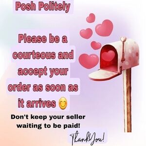 Please Accept Your Orders